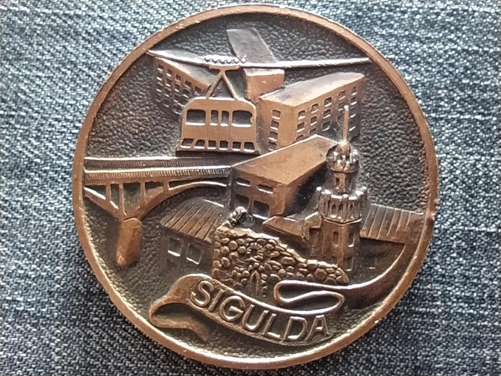 Lettorsz&aacute;g Sigulda v&aacute;ros plakett