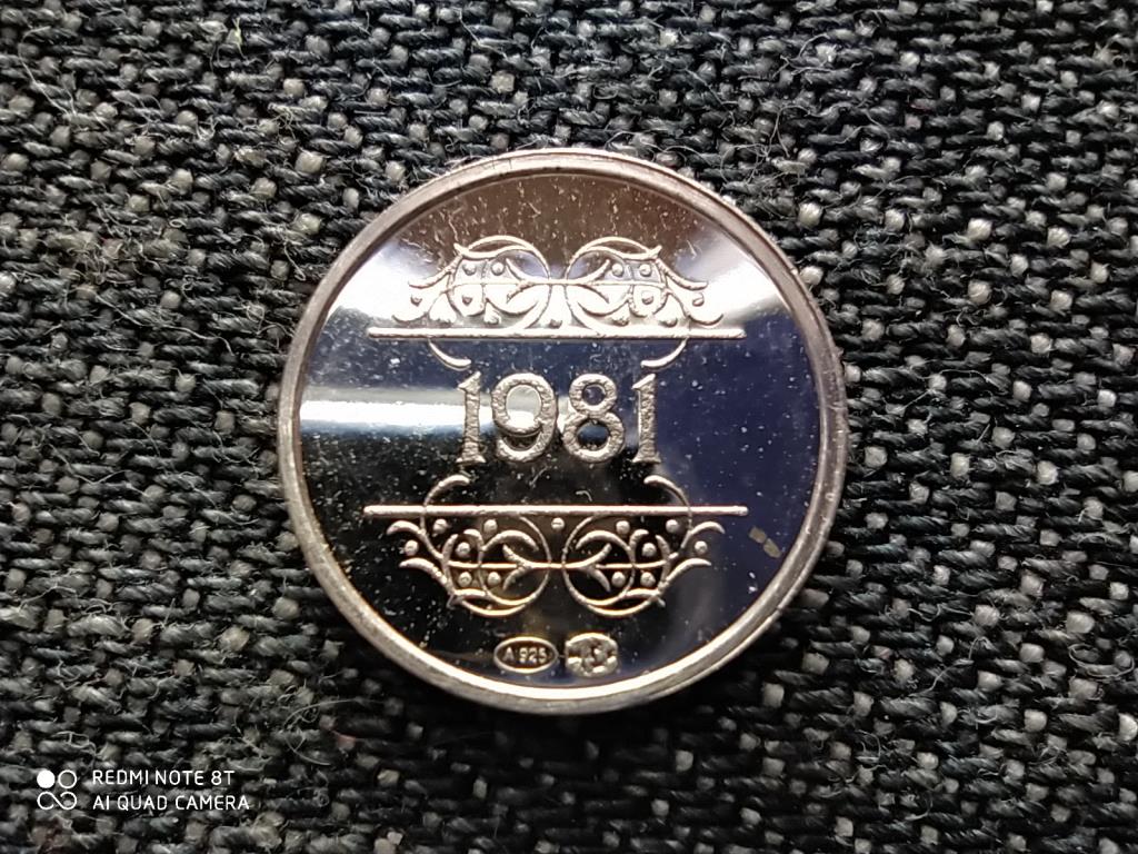 Belgium T&ouml;rt&eacute;nelmi mini &eacute;rem 1830-1980 1981 A forradalom m&aacute;rt&iacute;rjainak eml&eacute;kműve