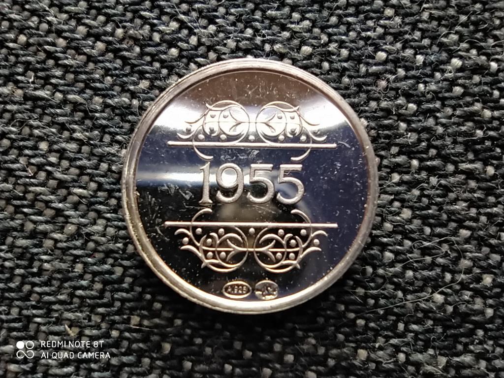 Belgium T&ouml;rt&eacute;nelmi mini &eacute;rem 1830-1980 1955 T&uuml;ntet&eacute;s a Collard-f&eacute;le Oktat&aacute;si t&ouml;rv&eacute;ny ellen .925 ez&uuml;st