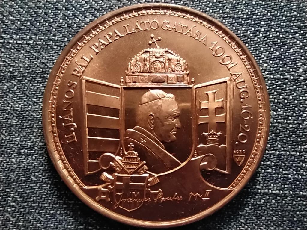 II. J&aacute;nos P&aacute;l p&aacute;pa l&aacute;togat&aacute;sa 1991. aug. 16-20. &eacute;rem