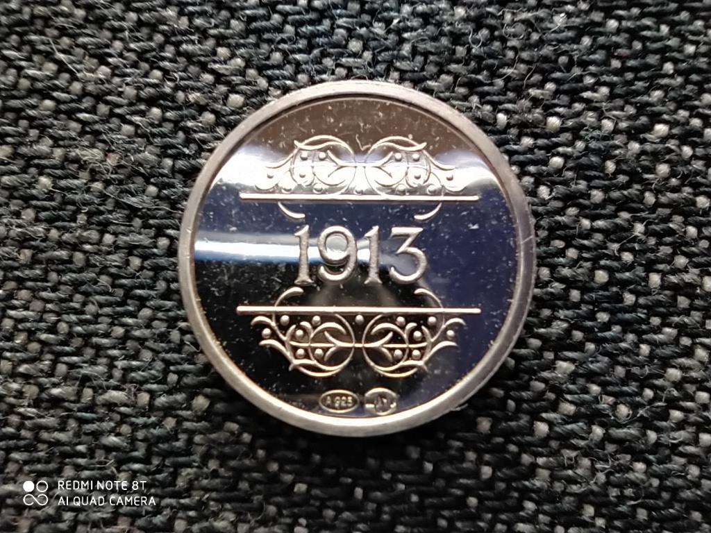 Belgium T&ouml;rt&eacute;nelmi mini &eacute;rem 1830-1980 1913 Eug&egrave;ne Ysaye .925 ez&uuml;st