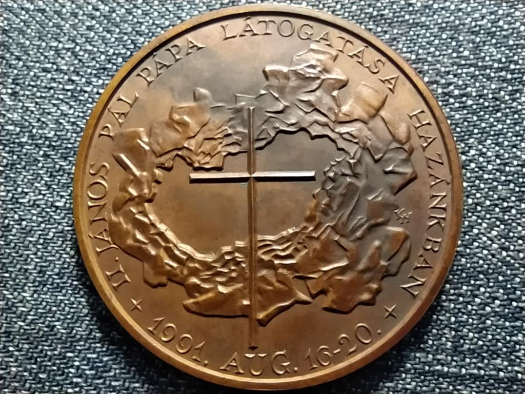 II. J&aacute;nos P&aacute;l p&aacute;pa l&aacute;togat&aacute;sa haz&aacute;nkban 1991 aug. 16-20. &eacute;rem