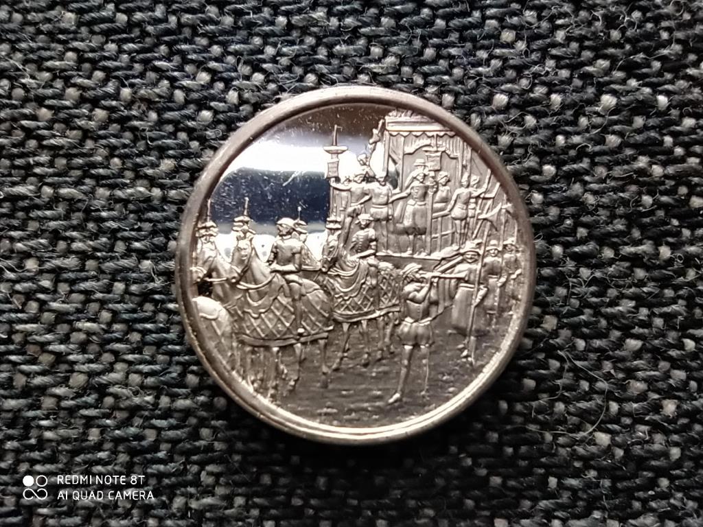 Belgium T&ouml;rt&eacute;nelmi mini &eacute;rem 1830-1980 1876 .925 ez&uuml;st