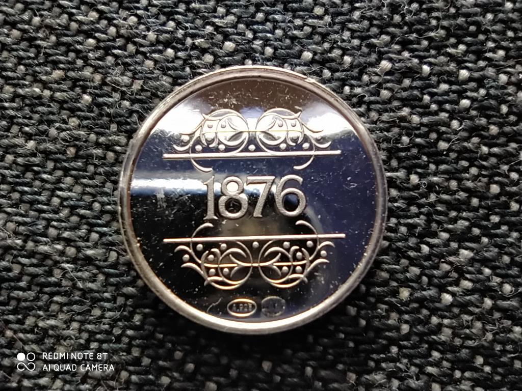Belgium T&ouml;rt&eacute;nelmi mini &eacute;rem 1830-1980 1876 2.  .925 ez&uuml;st