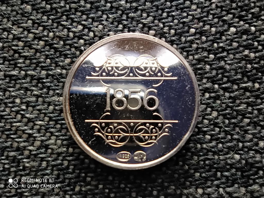 Belgium T&ouml;rt&eacute;nelmi mini &eacute;rem 1830-1980 1856 .925 ez&uuml;st