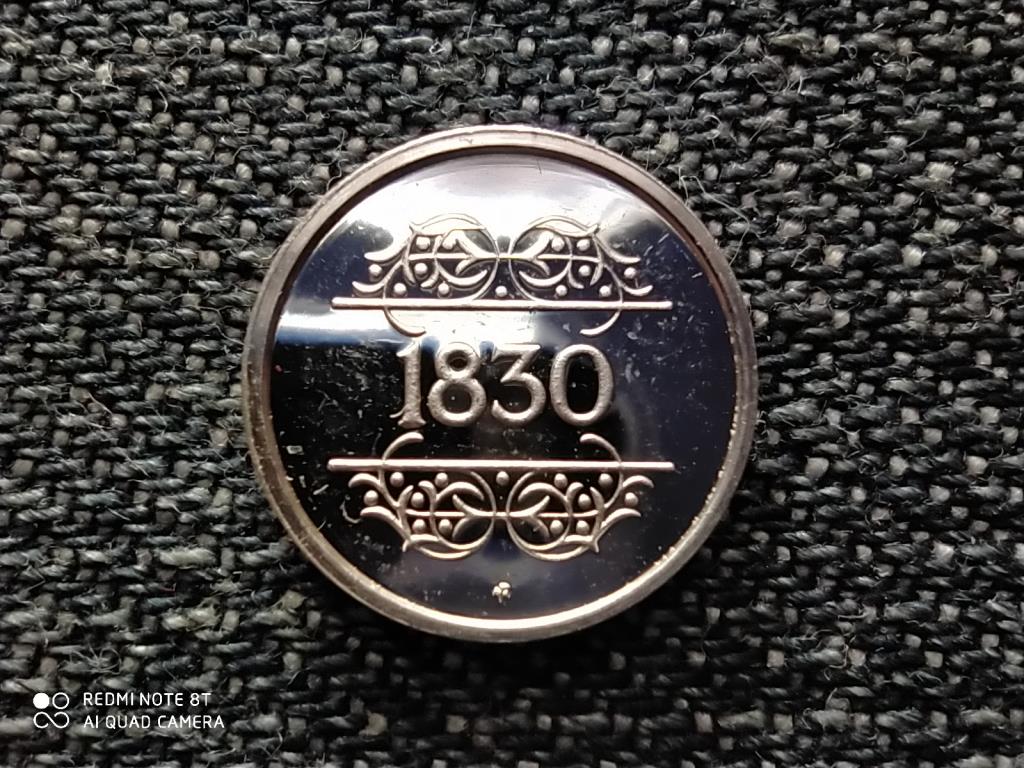 Belgium T&ouml;rt&eacute;nelmi mini &eacute;rem 1830-1980 1830 Forradalom .925 ez&uuml;st