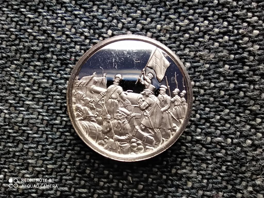 Belgium T&ouml;rt&eacute;nelmi mini &eacute;rem 1830-1980 1830 Forradalom .925 ez&uuml;st