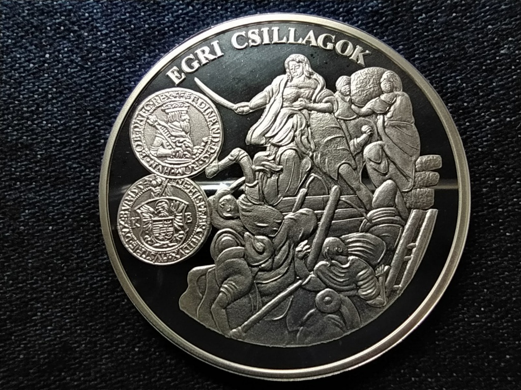 A magyar p&eacute;nz kr&oacute;nik&aacute;ja Egri csillagok .999 ez&uuml;st
