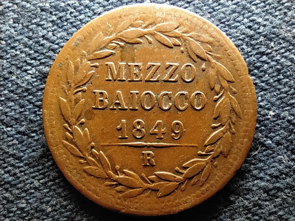 P&aacute;pai &aacute;llam IX. Pius 1/2 baiocco