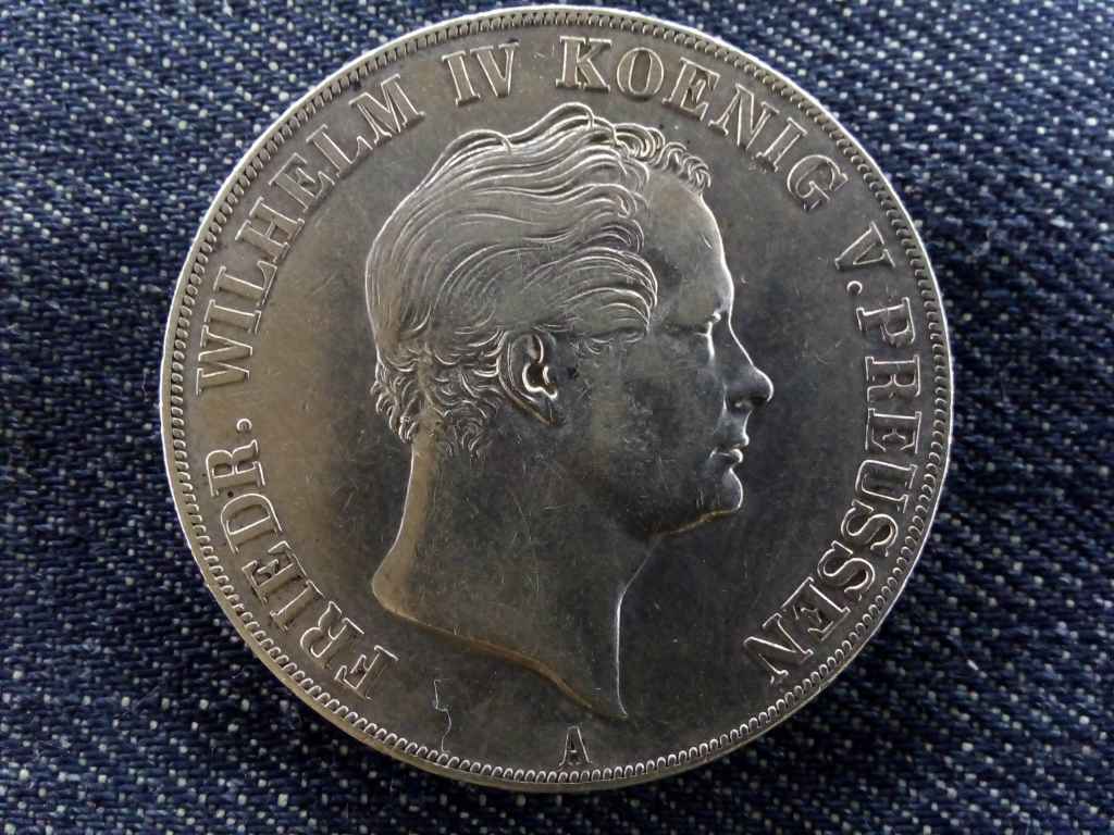 Poroszorsz&aacute;g IV. Frigyes Vilmos .900 ez&uuml;st 2 tall&eacute;r 3 1/2 gulden