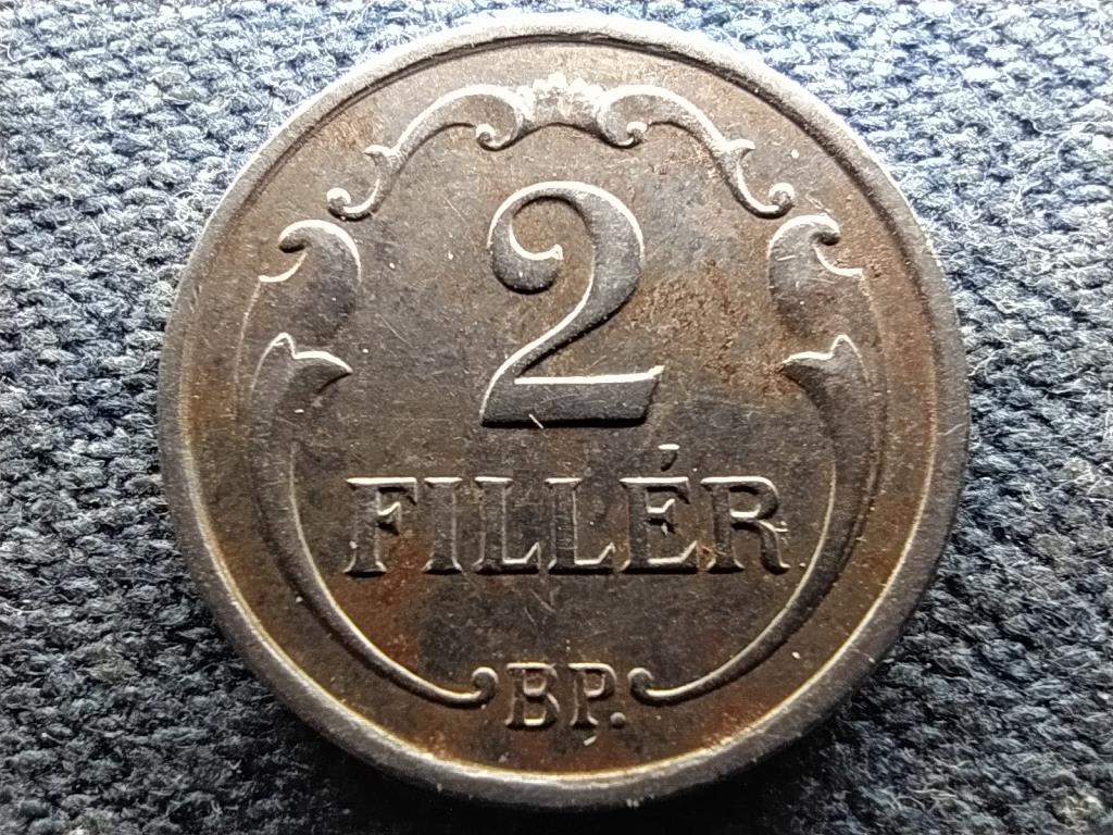 H&aacute;bor&uacute; alatti (1940-1944) vas  2 fill&eacute;r sima peremű ritka