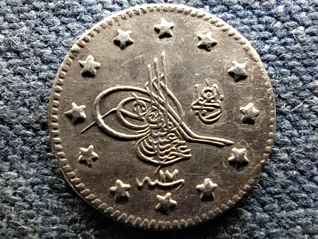Oszm&aacute;n Birodalom II. Abdul-Hamid (1876-1909) .833 ez&uuml;st 1 kurus