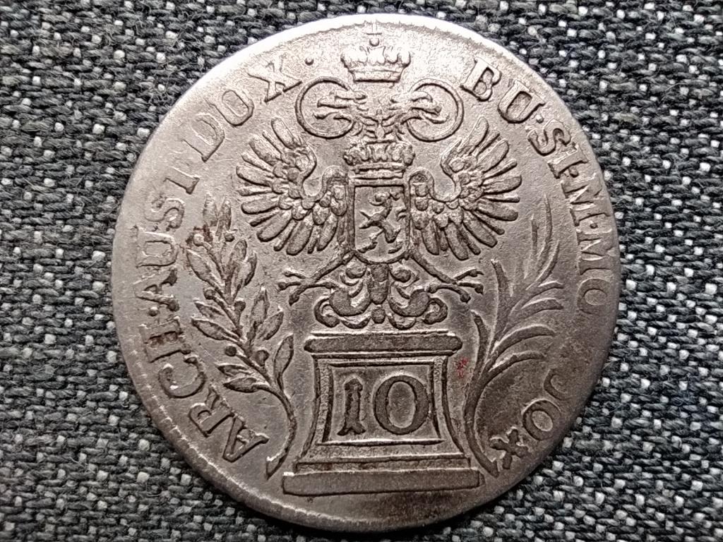 Csehorsz&aacute;g M&aacute;ria Ter&eacute;zia (1740-1780) ez&uuml;st 10 Krajc&aacute;r
