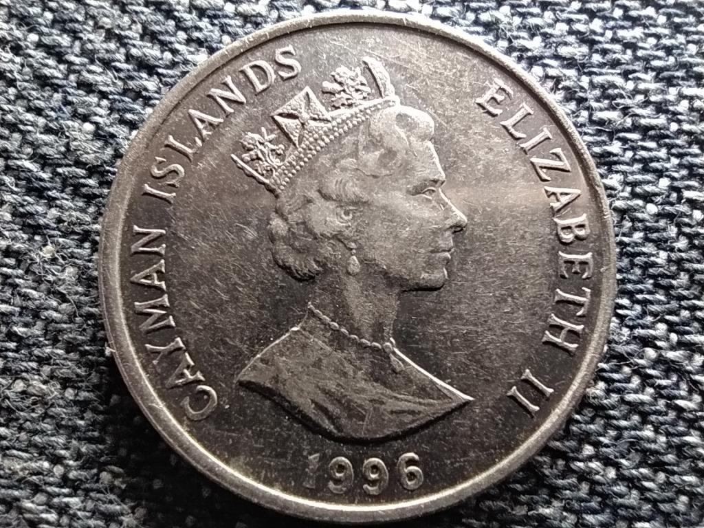 Kajm&aacute;n-szigetek II. Erzs&eacute;bet (1952-) z&ouml;ld teknős 10 cent