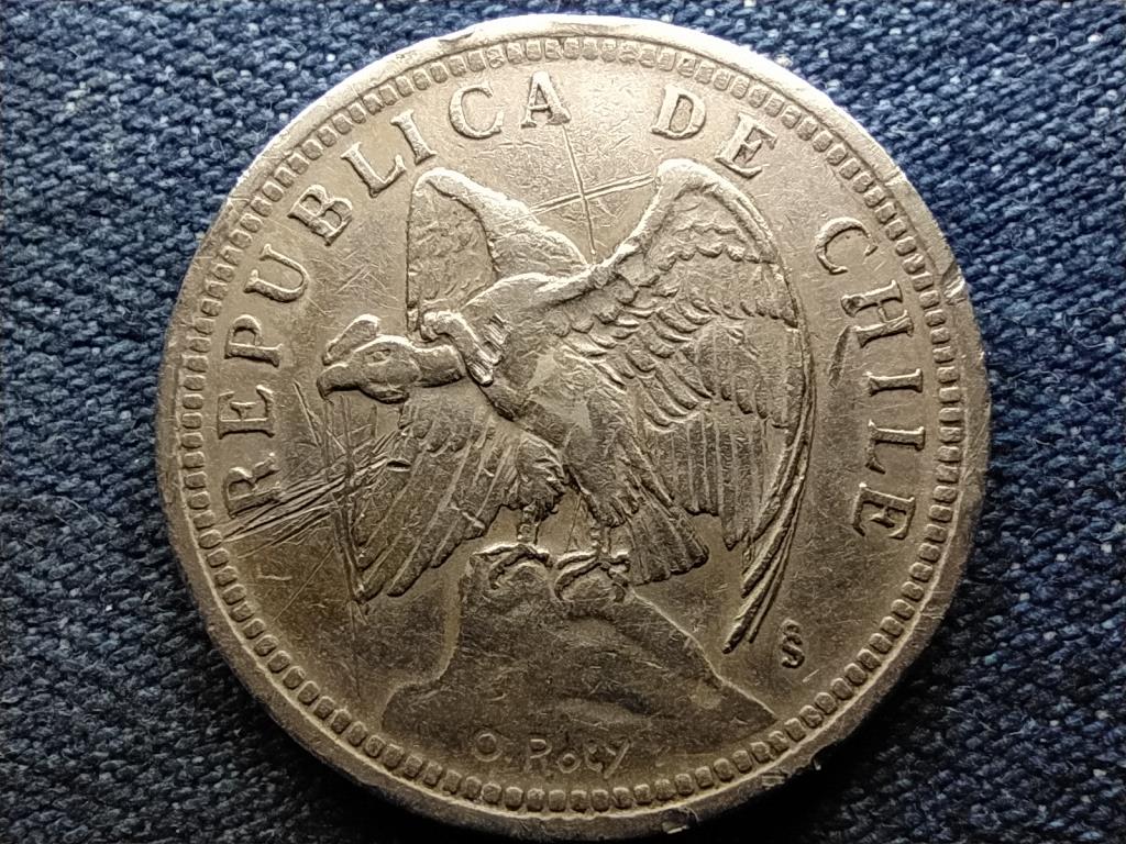 Chile K&ouml;zt&aacute;rsas&aacute;g (1818-0) 1 Peso