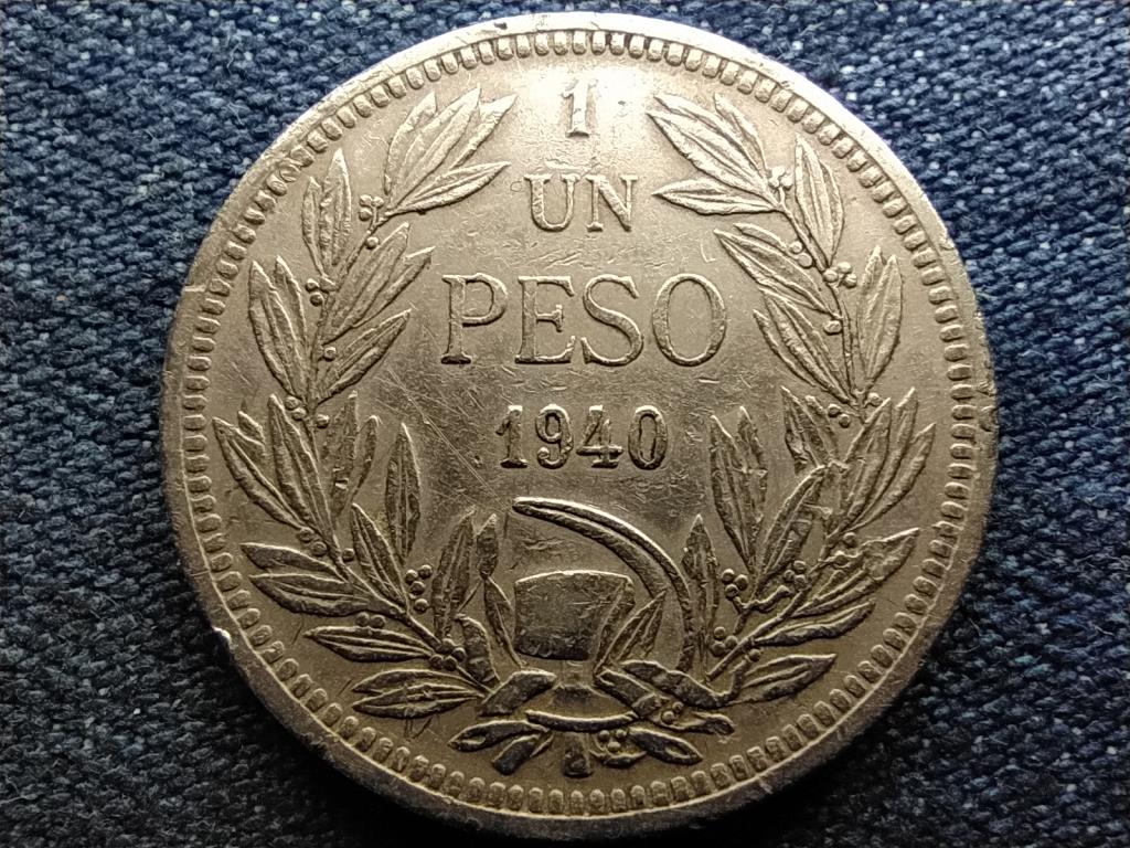 Chile K&ouml;zt&aacute;rsas&aacute;g (1818-0) 1 Peso