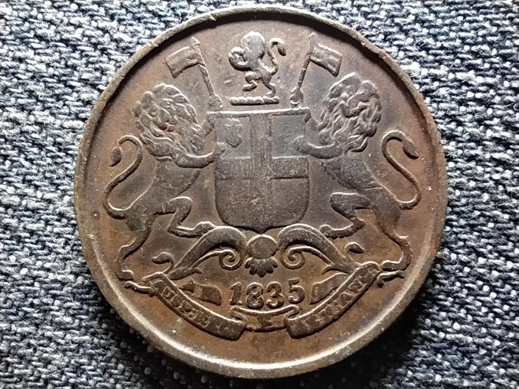India Vikt&oacute;ria (1837-1901) 1/4 Anna