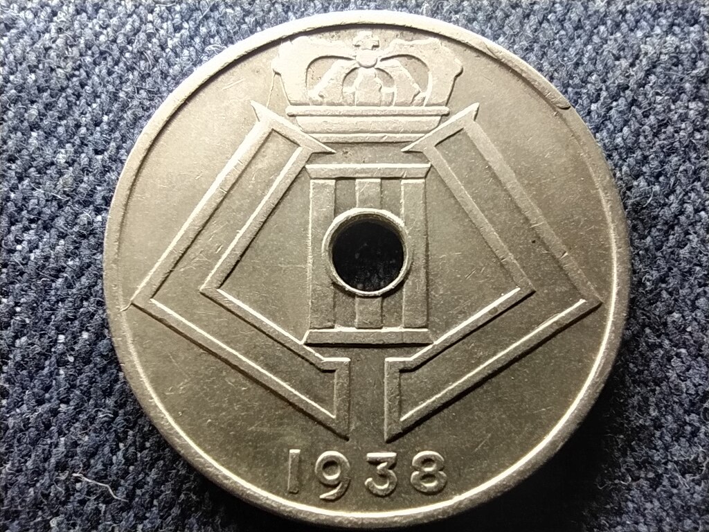 Belgium III. Lip&oacute;t (1934-1951) 25 centime (BELGIE-BELGIQUE)