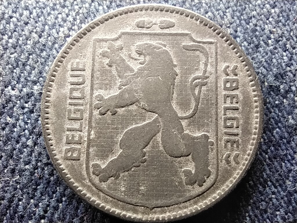 Belgium III. Lip&oacute;t (1934-1951) 1 Frank (BELGIQUE BELGIE)