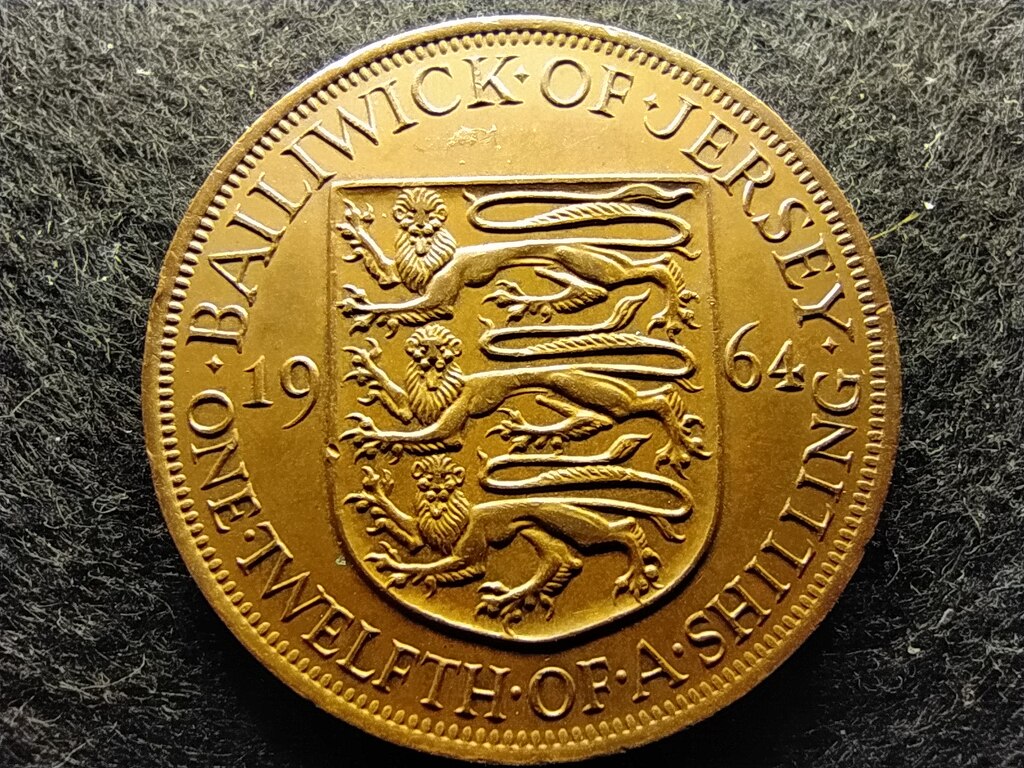 Jersey II. Erzs&eacute;bet 1/12 shilling