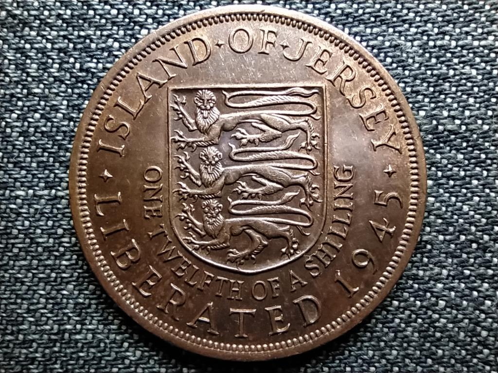Jersey Jersey felszabad&iacute;t&aacute;sa 1945 1/12 shilling