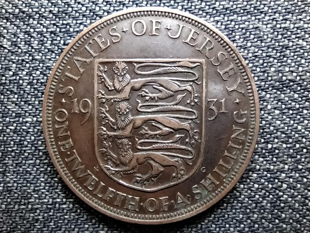 Jersey V. Gy&ouml;rgy (1910-1936) 1/12 shilling