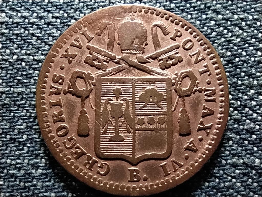 P&aacute;pai &aacute;llam XVI. Gergely 1/2 baiocco