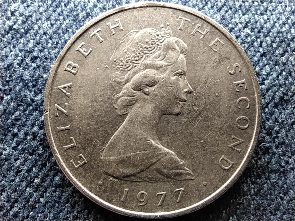 Man-sziget II. Erzs&eacute;bet 5 penny