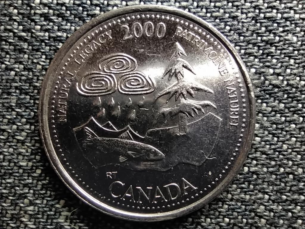 Kanada Bel&eacute;p&eacute;s a harmadik &eacute;vezredbe Term&eacute;szetes &ouml;r&ouml;ks&eacute;g 25 Cent