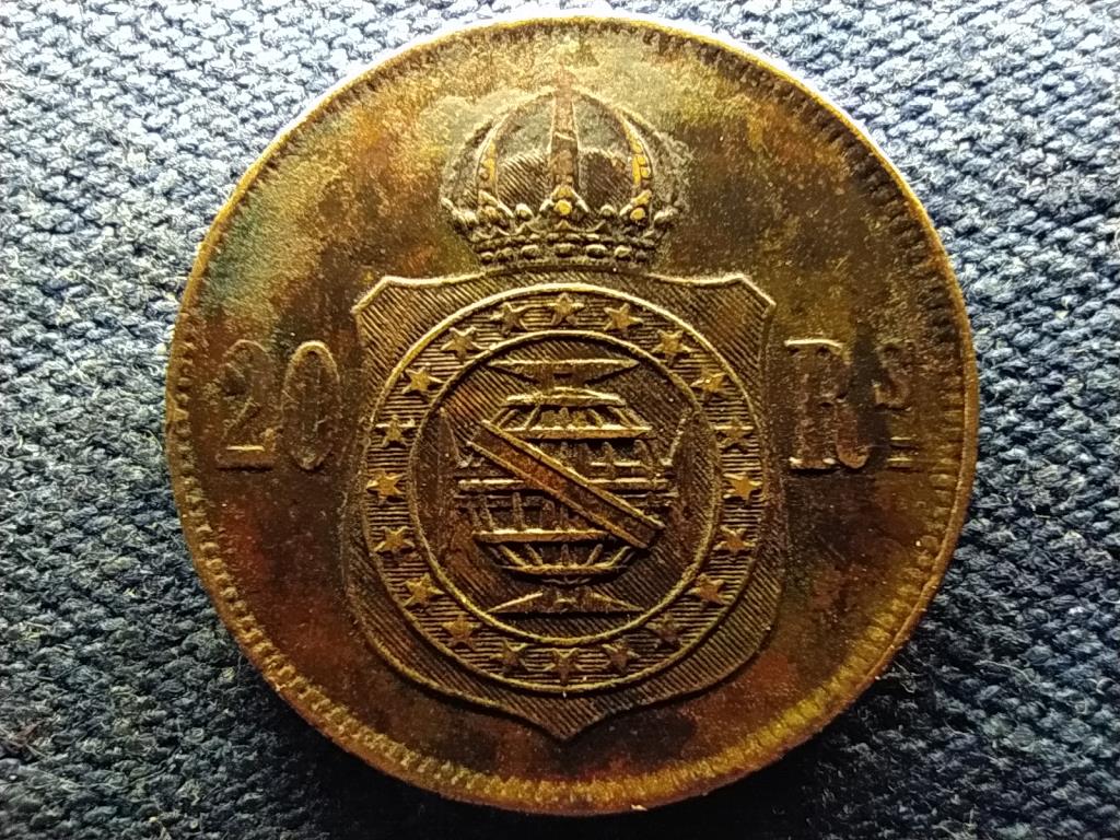 Braz&iacute;lia II. P&eacute;ter (1831-1889) 20 reis