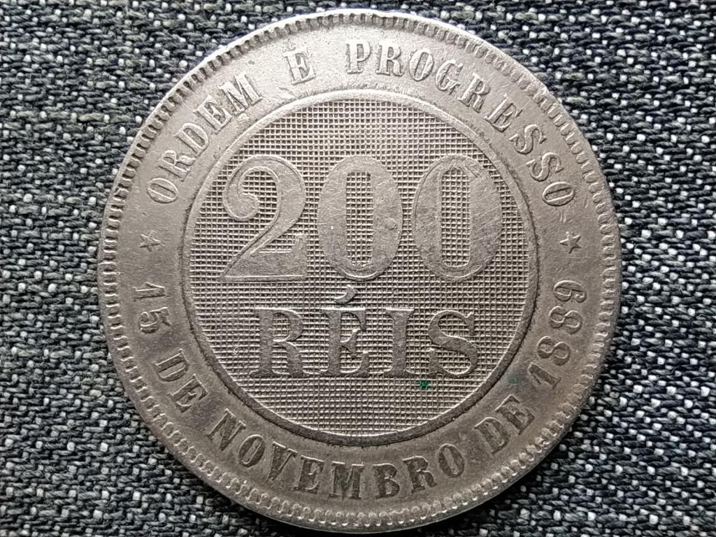Braz&iacute;liai Egyes&uuml;lt &Aacute;llamok K&ouml;zt&aacute;rsas&aacute;g (1889-1967) 200 Reis
