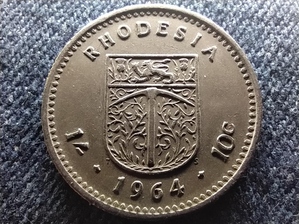Zimbabwe II. Erzs&eacute;bet (1964-1970) 10 cent
