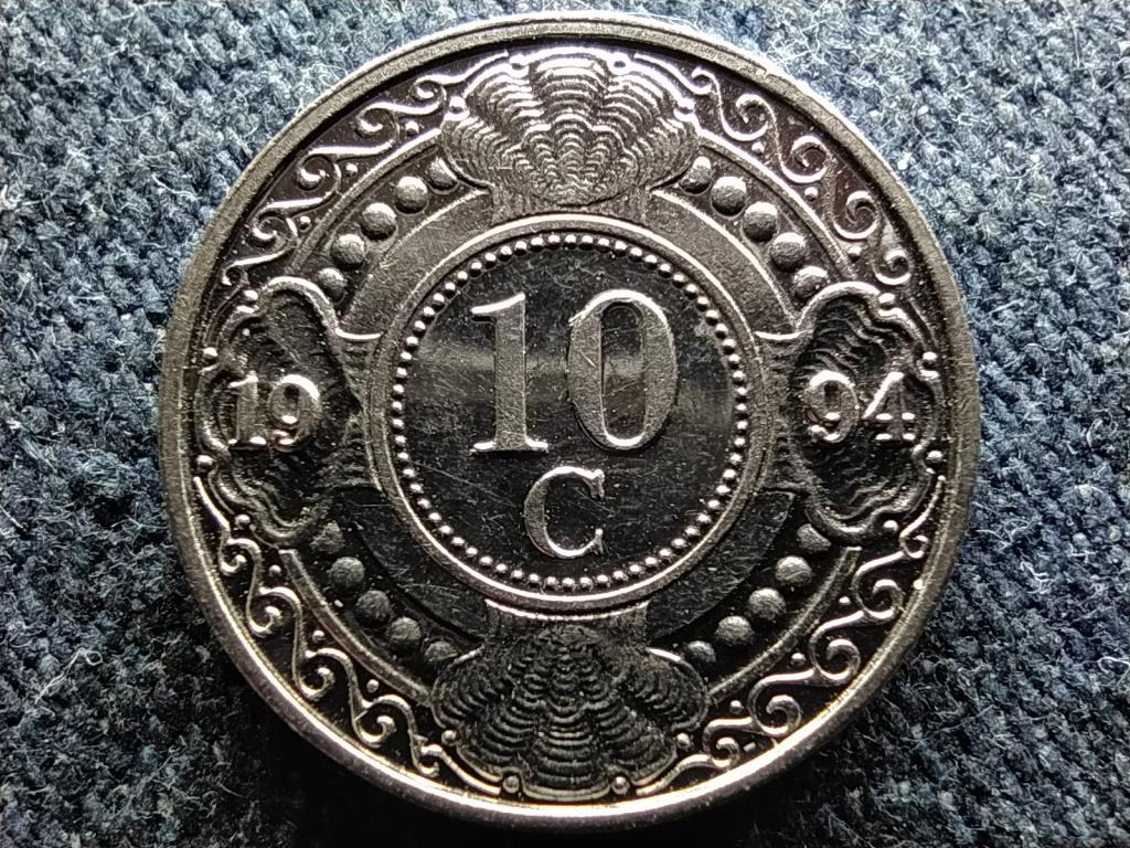 Holland Antill&aacute;k Beatrix (1980-2013) 10 cent