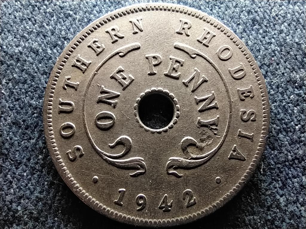 Zimbabwe VI. Gy&ouml;rgy (1936-1952) 1 penny