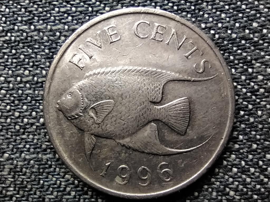 Bermuda II. Erzs&eacute;bet (1952-1961) 5 Cent