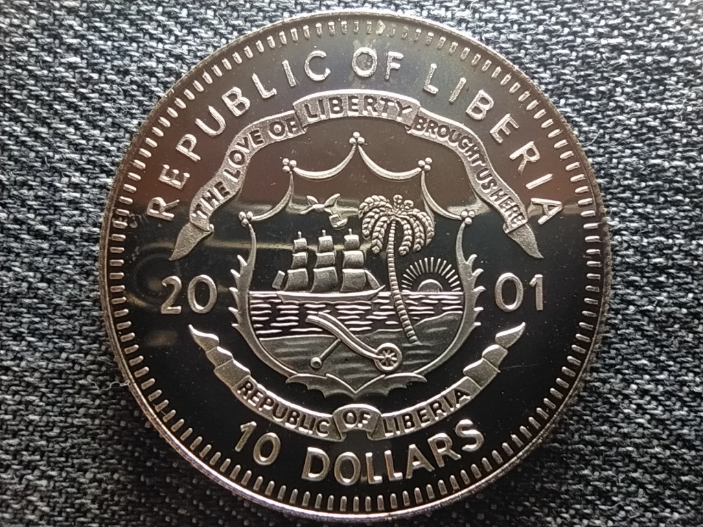 Lib&eacute;ria A szabads&aacute;g pillanatai &Uuml;lő Bika 1876 10 Doll&aacute;r