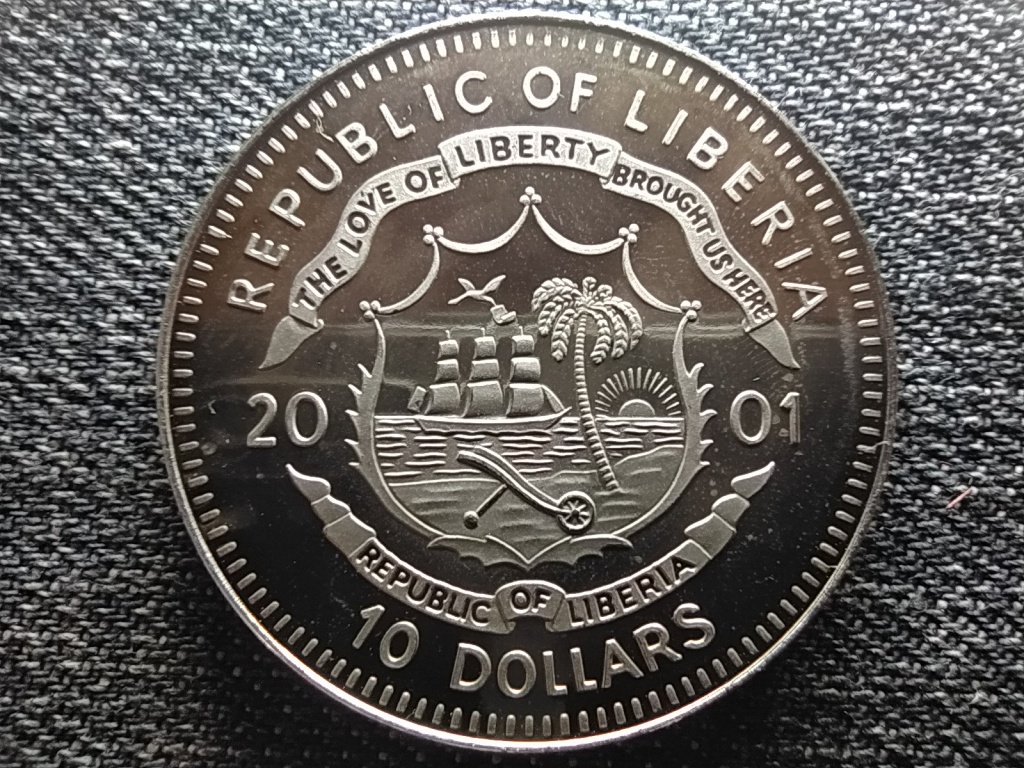 Lib&eacute;ria A szabads&aacute;g pillanatai A II. Vil&aacute;gh&aacute;bor&uacute; v&eacute;ge 1945 10 Doll&aacute;r