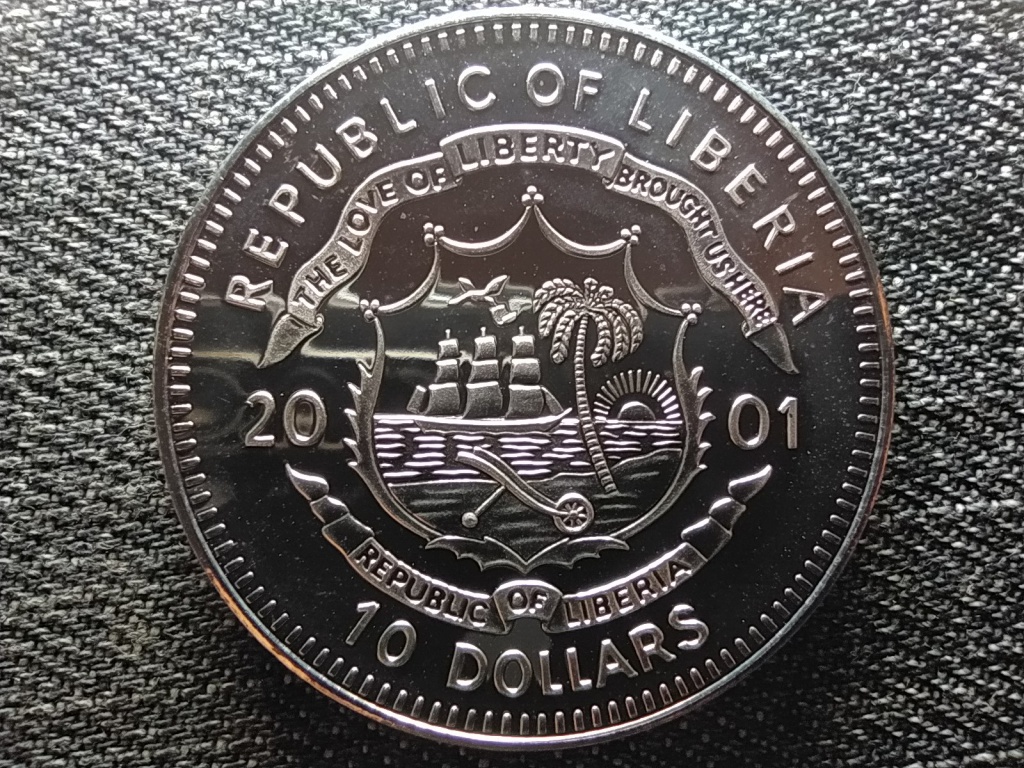 Lib&eacute;ria A szabads&aacute;g pillanatai ENSZ alap&iacute;t&aacute;sa 1945 10 Doll&aacute;r
