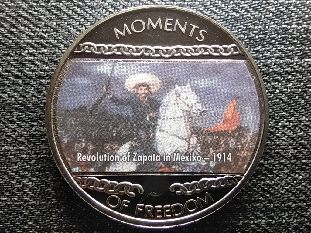 Lib&eacute;ria A szabads&aacute;g pillanatai Zapata felkel&eacute;s 1914 10 Doll&aacute;r