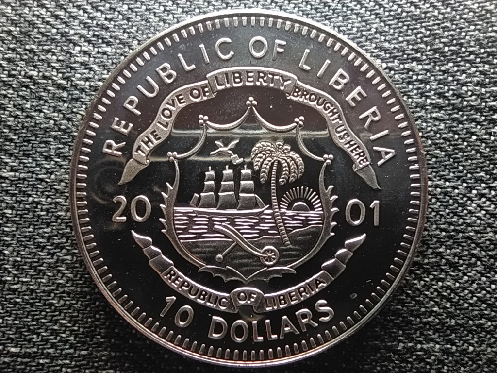 Lib&eacute;ria A szabads&aacute;g pillanatai Berlini fal leoml&aacute;sa 10 Doll&aacute;r