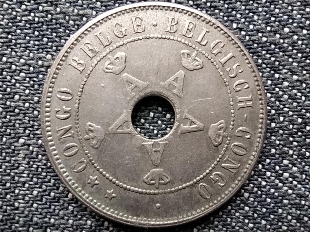 Belga-Kong&oacute; I. Albert (1909-1934) 20 cent