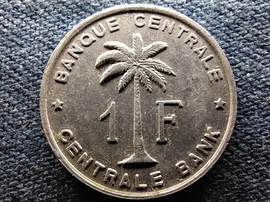 Belga-Kong&oacute; &eacute;s Ruanda-Urundi 1 frank