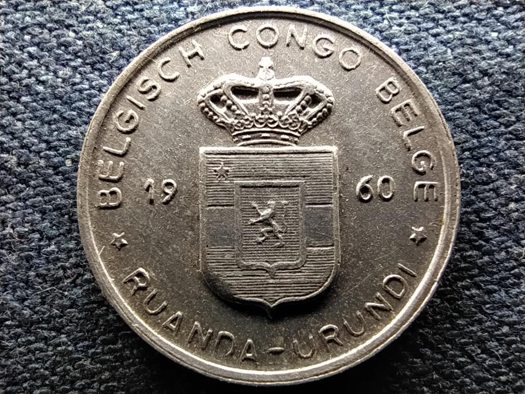 Belga-Kong&oacute; &eacute;s Ruanda-Urundi 1 frank