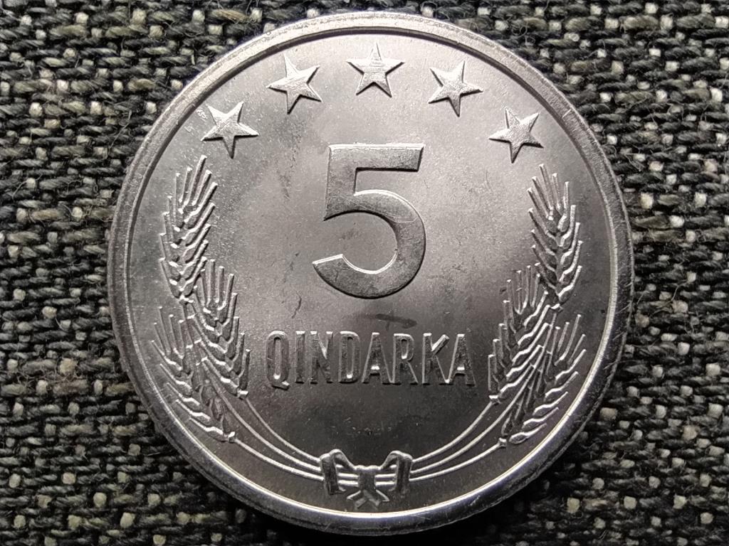 Alb&aacute;nia 25 &eacute;ves a felszabadul&aacute;s 5 Qindarka