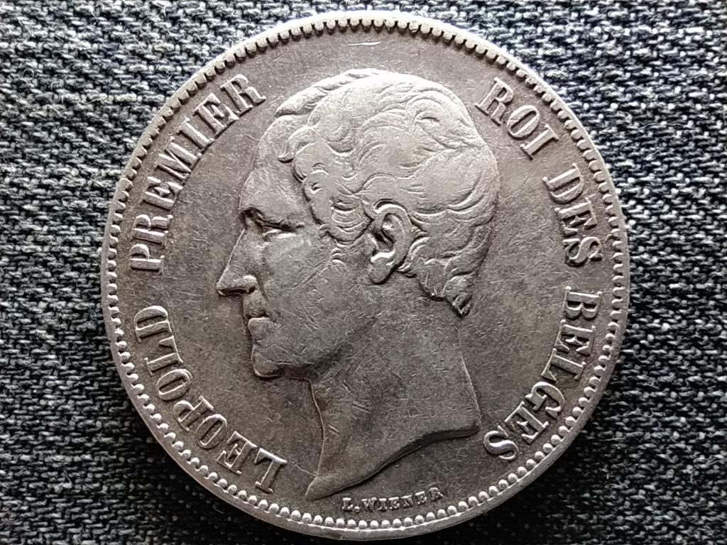 Belgium I. Lip&oacute;t (1831-1865) .900 ez&uuml;st 5 Frank