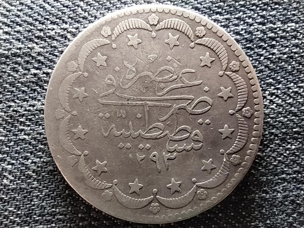 Oszm&aacute;n Birodalom II. Abdul-Hamid (1876-1909) .830 ez&uuml;st 20 kurus