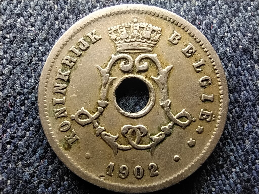 Belgium II. Lip&oacute;t (1865-1909) 5 centime (holland felirat)