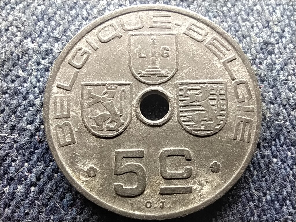 Belgium III. Lip&oacute;t (1934-1951) 5 centime (BELGIQUE-BELGIE)