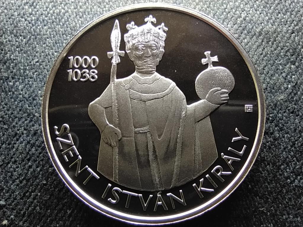 Szent Istv&aacute;n kir&aacute;ly .999 ez&uuml;st 15000 Forint