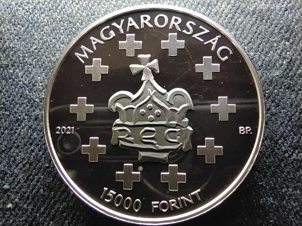 Szent Istv&aacute;n kir&aacute;ly .999 ez&uuml;st 15000 Forint